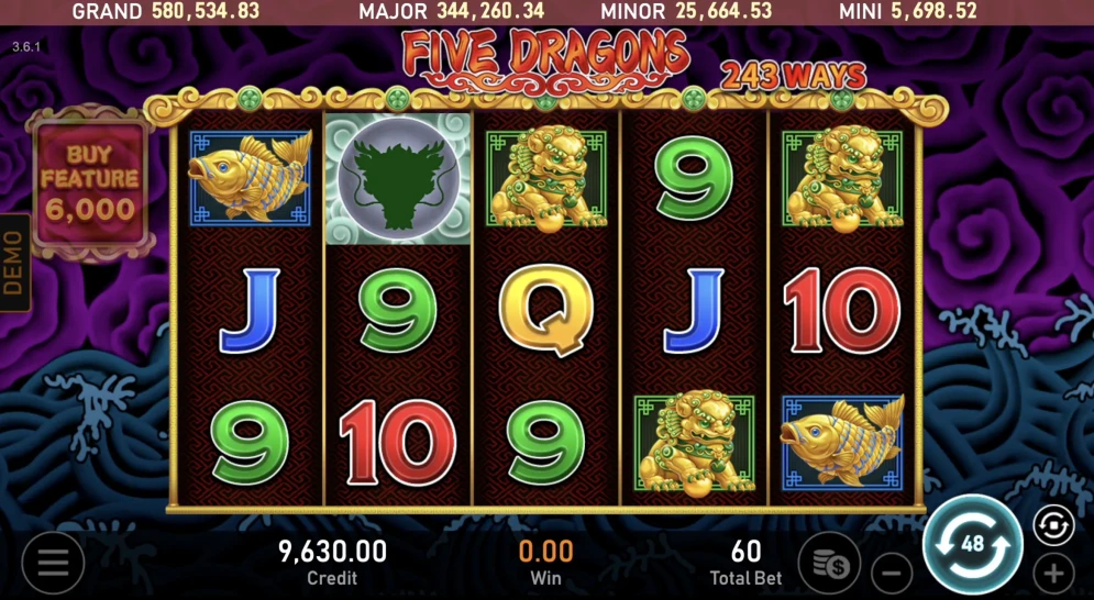 5 Dragons Slot
