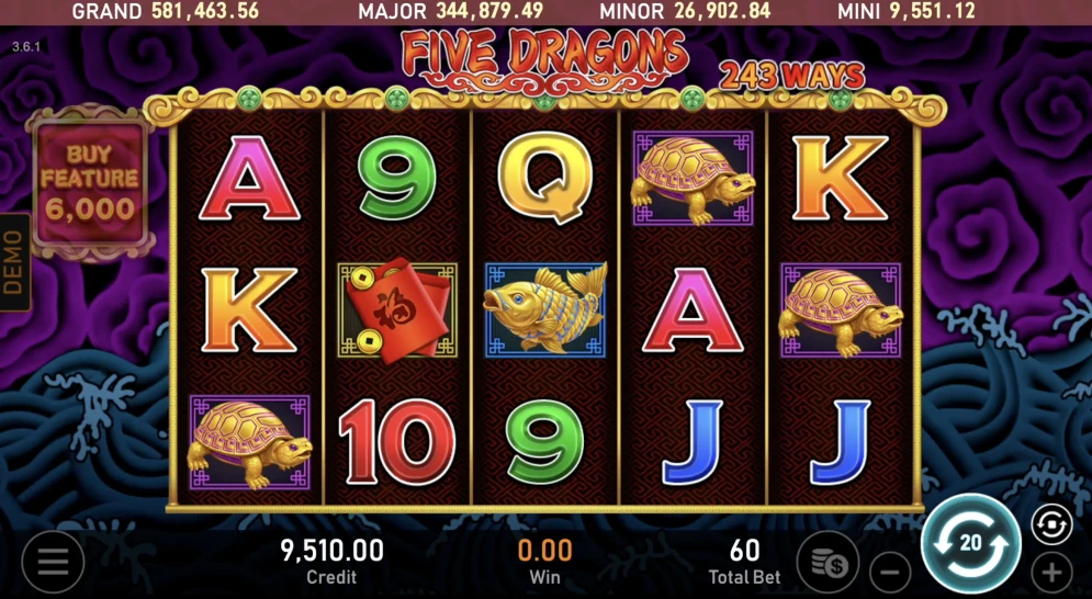 5 Dragons Slot