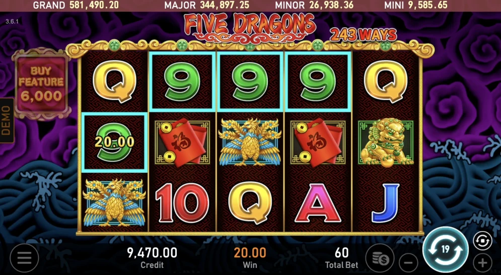 5 Dragons Slot