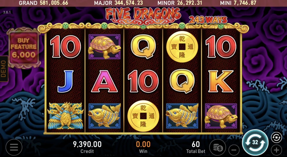 5 Dragons Slot